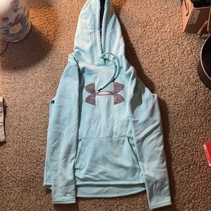 Light blue under armor cold gear medium sweatshirt